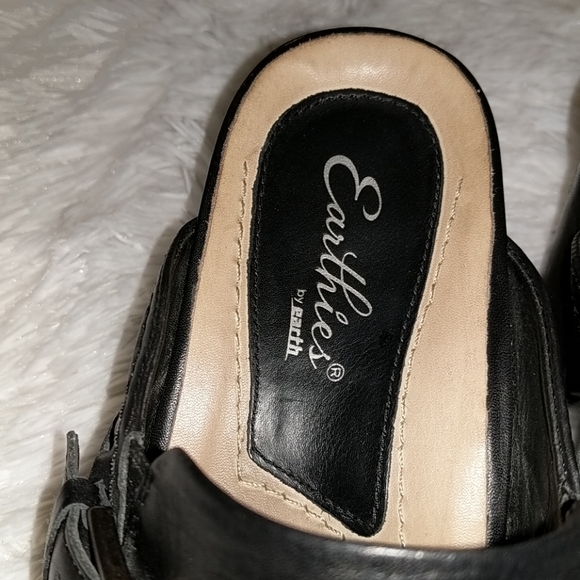 Earthies Shoes Earthies By Earth Shoes Black Leather